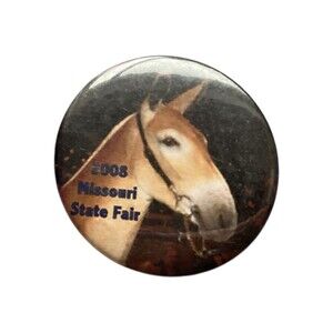 Vintage Missouri State Fair 2008 Pin - Animal Theme